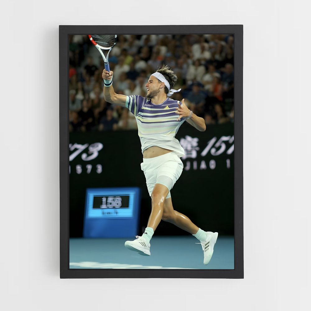 Poster Ace de Dominic – affiche Tennis (vue 2)
